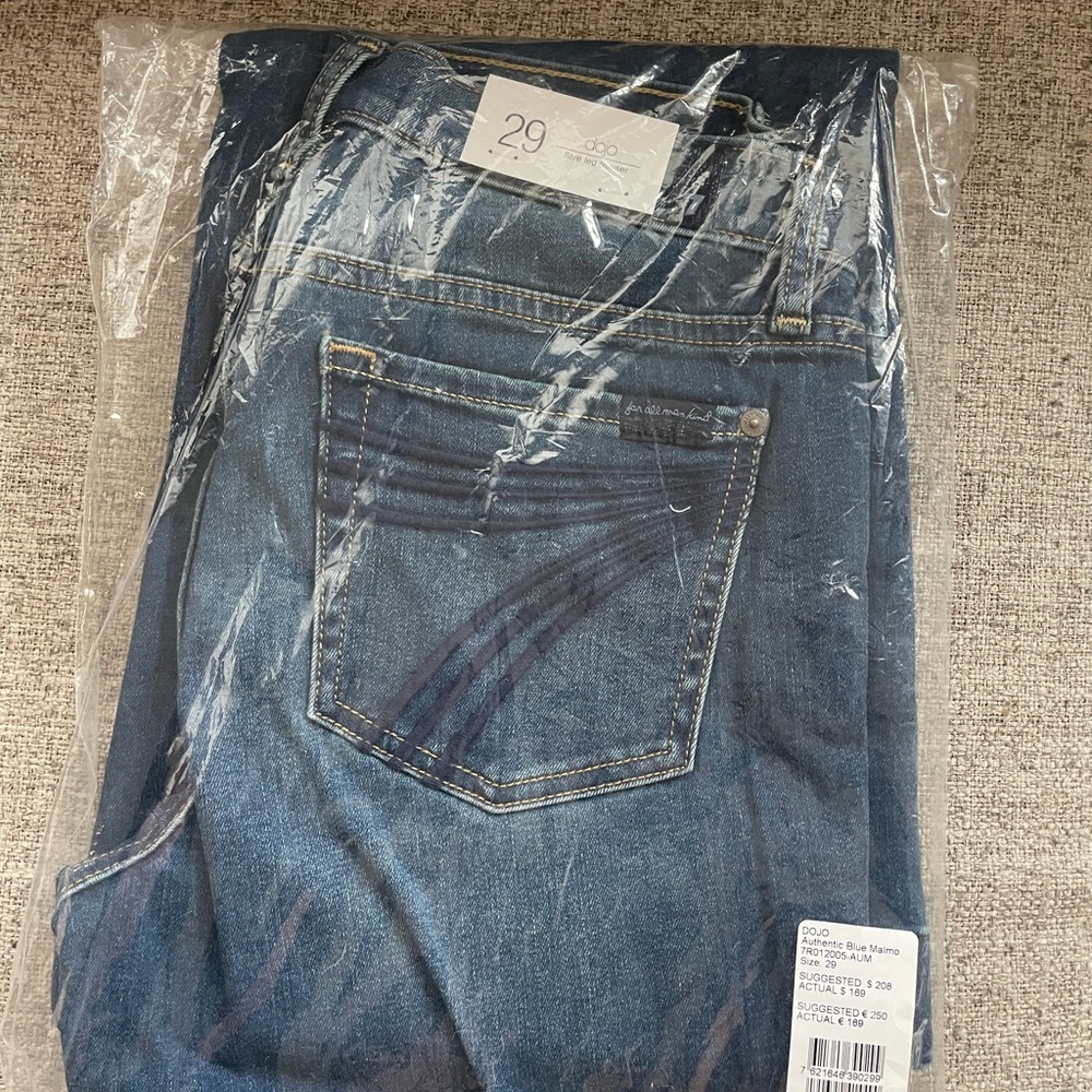 7 For All Mankind Dark Blue Slim Jeans